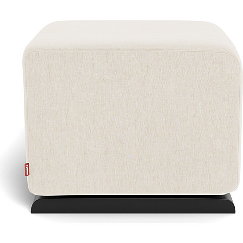 Glider Ottoman, Dune With Espresso Base - Ottomans - 3
