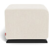 Glider Ottoman, Dune With Espresso Base - Ottomans - 3