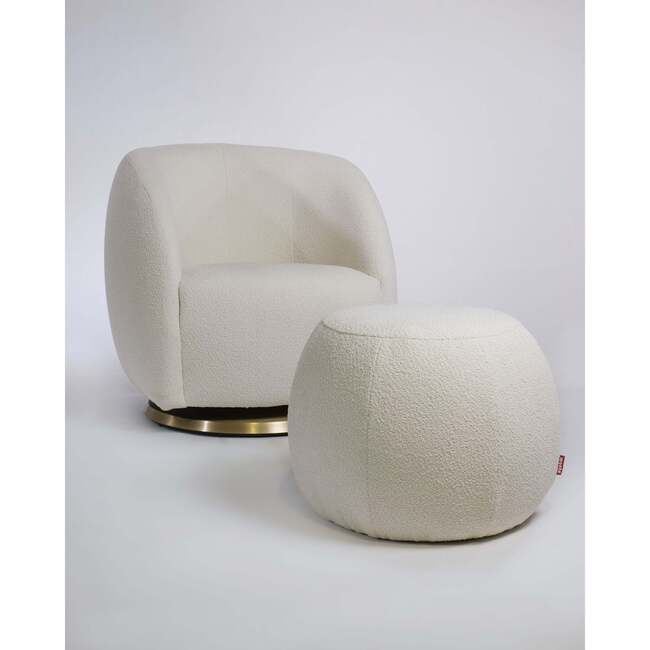 Gem Ottoman, Deep Navy - Ottomans - 2