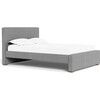 Dorma Bed, Pepper Grey Weave - Beds - 1 - thumbnail