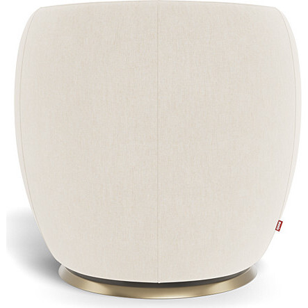 Gem Glider, Dune With Gold Swivel Base - Nursery Chairs - 4