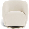 Gem Glider, Dune With Gold Swivel Base - Nursery Chairs - 5