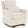 Como Glider, Dune With Walnut Base - Nursery Chairs - 1 - thumbnail