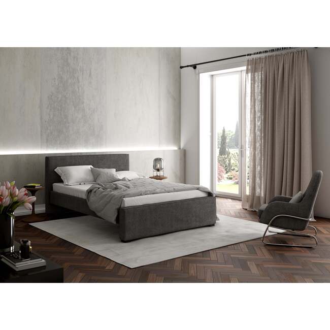 Dorma Bed, Cloud Grey Weave - Beds - 2