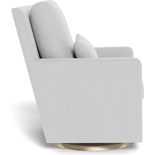 Como Glider, Ash With Gold Swivel Base - Nursery Chairs - 3