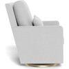 Como Glider, Ash With Gold Swivel Base - Nursery Chairs - 3