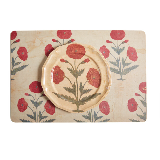 Poppy Vinyl Placemat - Tabletop - 2