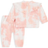 Tie Dye Jacket & Pant Set, Pink - Mixed Apparel Set - 1 - thumbnail