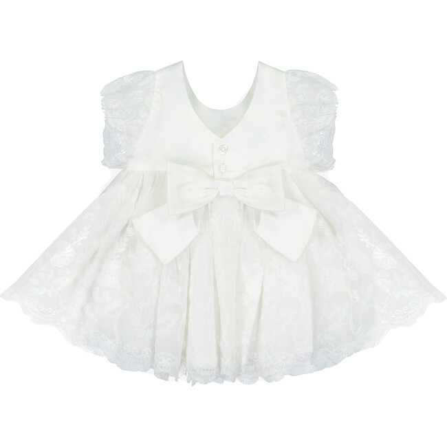 Lace Dress, Ivory - Dresses - 2