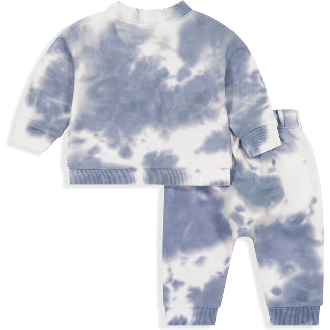 Tie Dye Jacket & Pant Set, Blue - Mixed Apparel Set - 2