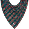 Tartan Plaid Infant Swaddle and Beanie Set, Green - Swaddles - 2