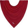 Dark Red Rib Infant Swaddle and Beanie Set, Red - Swaddles - 2