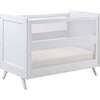 Breathable Mesh 3-in-1 Convertible Crib, White - Cribs - 1 - thumbnail
