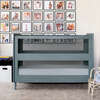 Breathable Mesh 3-in-1 Convertible Crib, Gray - Cribs - 2
