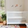 Breathable Mesh 3-in-1 Convertible Crib, White - Cribs - 2
