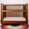 Breathable Mesh 2-in-1 Mini Crib with Mattress, Walnut - Cribs - 2