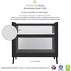 Breathable Mesh 2-in-1 Mini Crib with Mattress, Black - Cribs - 2