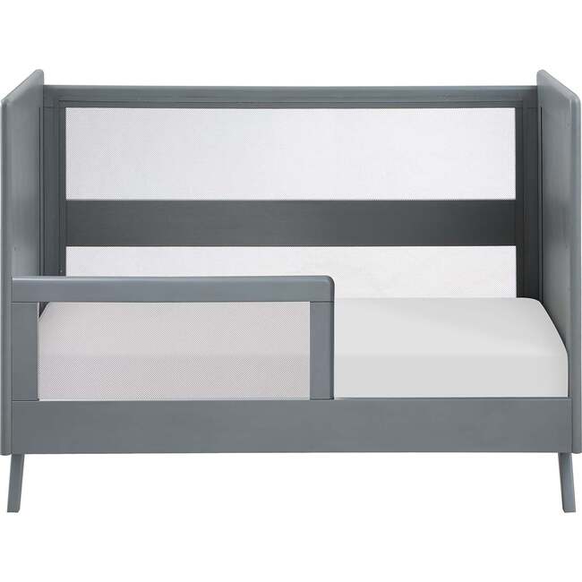 Breathable Mesh Toddler Bed Conversion Kit for 3-in-1 Convertible Crib, Gray - Cribs - 3