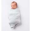 Swaddle Blanket, Watercolor Wave Gray & Gray Heather, 2 Pack - Swaddles - 3