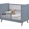 Breathable Mesh Toddler Bed Conversion Kit for 3-in-1 Convertible Crib, Steel Gray - Cribs - 5