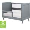 Breathable Mesh Toddler Bed Conversion Kit for 3-in-1 Convertible Crib, Gray - Cribs - 4