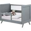 Breathable Mesh Toddler Bed Conversion Kit for 3-in-1 Convertible Crib, Gray - Cribs - 5