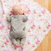 Swaddle Blanket, Watercolor Bloom & Pink Heather, 2 Pack - Swaddles - 5