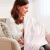 Swaddle Blanket, Watercolor Wave Gray & Gray Heather, 2 Pack - Swaddles - 6
