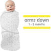 3-in-1 Swaddle Trio, Watercolor Bloom Aqua - Swaddles - 5