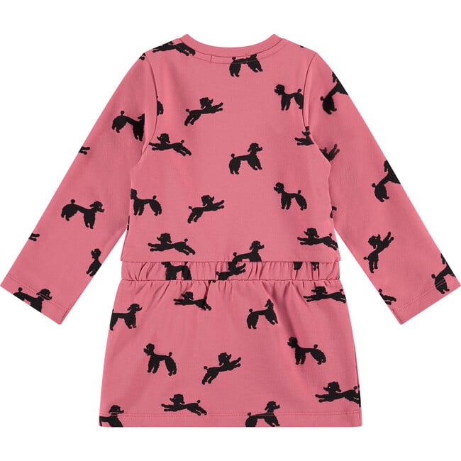 Long Sleeve Dress, Dog Print - Dresses - 2