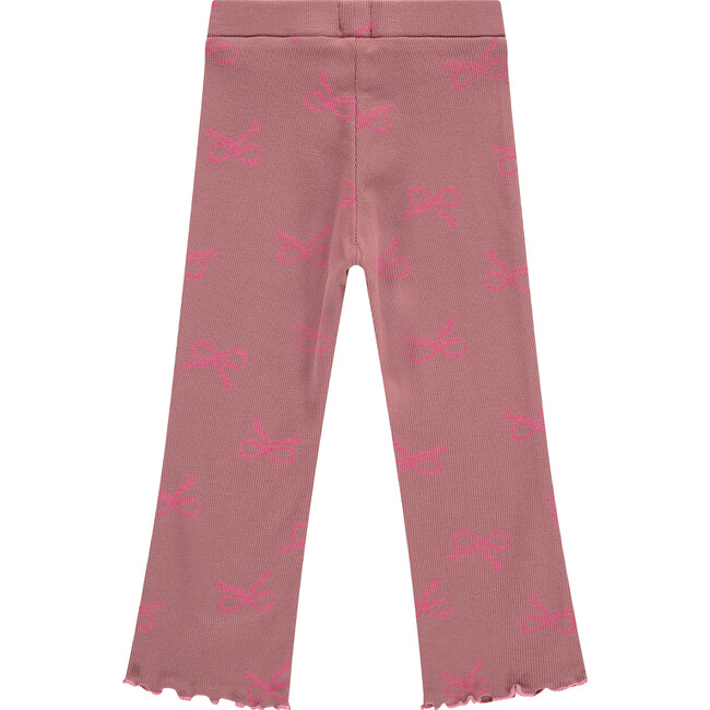 Flare Legging, Bow Print - Leggings - 2