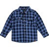 Button Up Shirt, Gingham - Shirts - 1 - thumbnail