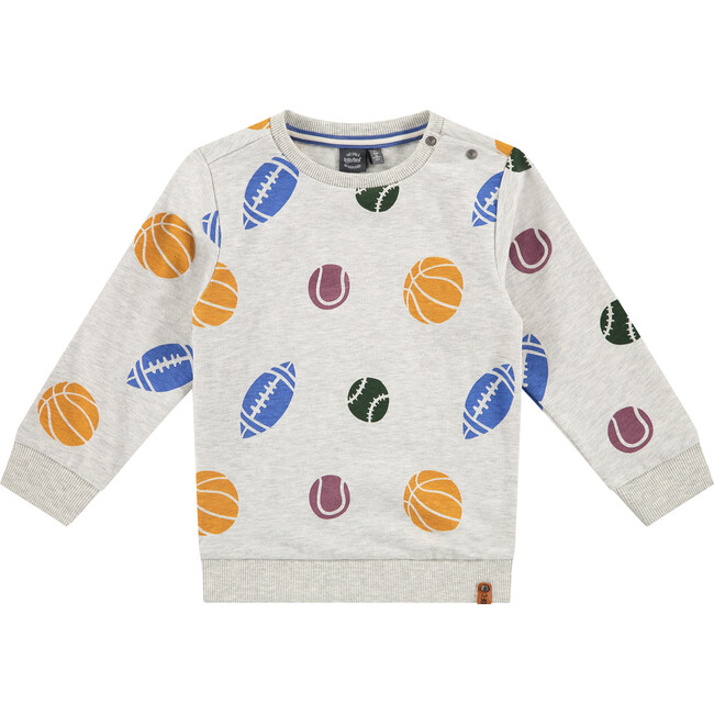 Sweatshirt, sport balls print