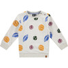 Sweatshirt, sport balls print - Sweatshirts - 1 - thumbnail