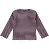 Long Sleeve Tee Shirt, Stripes - T-Shirts - 1 - thumbnail