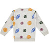 Sweatshirt, sport balls print - Sweatshirts - 2