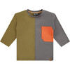 3/4 Length Sleeve Tee Shirt, Multi - T-Shirts - 1 - thumbnail