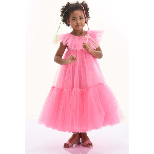 Beckwith Ruffle Dress, Pink - Dresses - 2