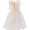 Shasta Tulle Bow Dress, Cream - Dresses - 1 - thumbnail