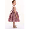 Kreisler Sequin Bow Dress, Pink - Dresses - 3