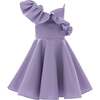 Riviera Off Shoulder Ruffle Dress, Purple - Dresses - 1 - thumbnail