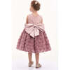 Kreisler Sequin Bow Dress, Pink - Dresses - 4