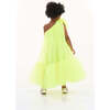 Maggi Neon Bow Tulle Dress, Green - Dresses - 4