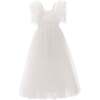 Montclair Embroidered Dress, Off White - Dresses - 1 - thumbnail