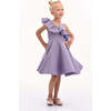 Riviera Off Shoulder Ruffle Dress, Purple - Dresses - 2