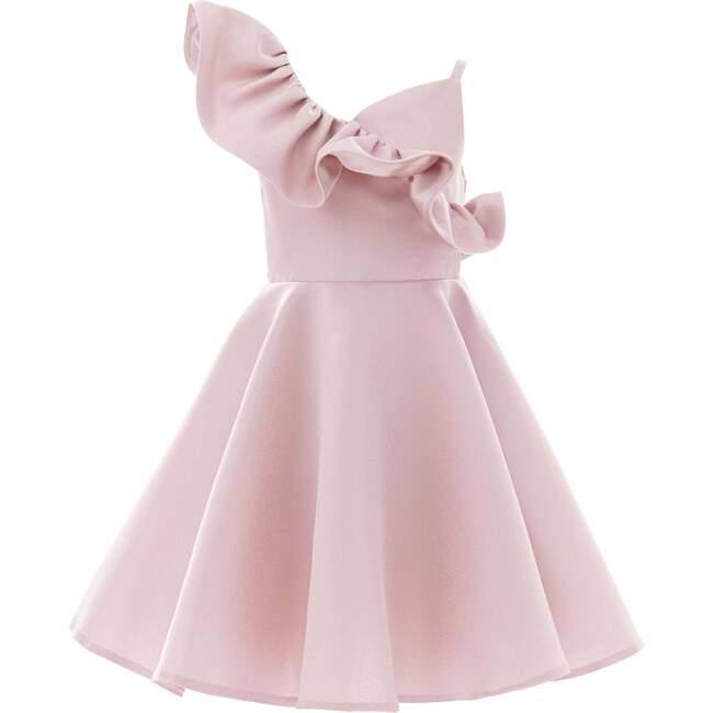 Blush Riviera Off Shoulder Ruffle Dress, Pink