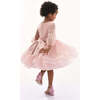 Peach Pradera Glimmer Tulle Bow Dress, Pink - Dresses - 4