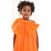 Maggi Neon Bow Tulle Dress, Orange - Dresses - 3