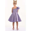 Riviera Off Shoulder Ruffle Dress, Purple - Dresses - 4