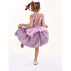 Ainsley Sequin Bow Dress, Purple - Dresses - 4